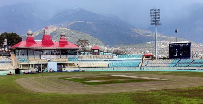 HPCA cricket stadium Dharamshala . 
