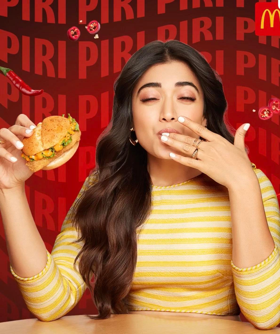 Rashmika Mandanna Faces Flak For Eating Non-Veg Burger In Ad, Here's ...