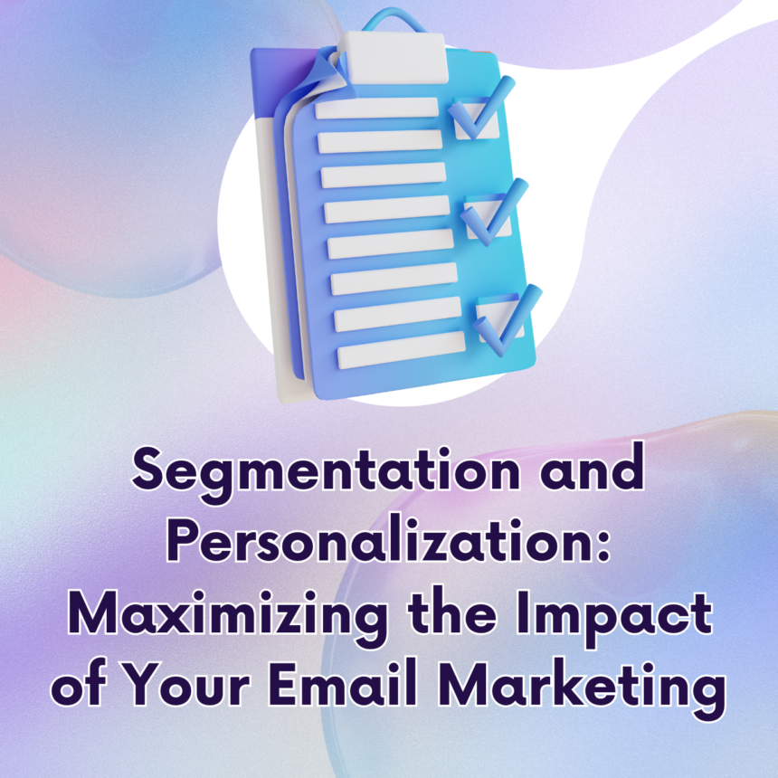 Segmentation and Personalization