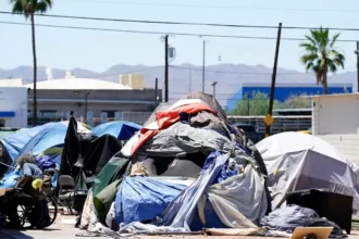 homeless encampment