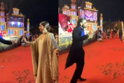 Ranveer Singh Dances Dandiya with Deepika Padukone