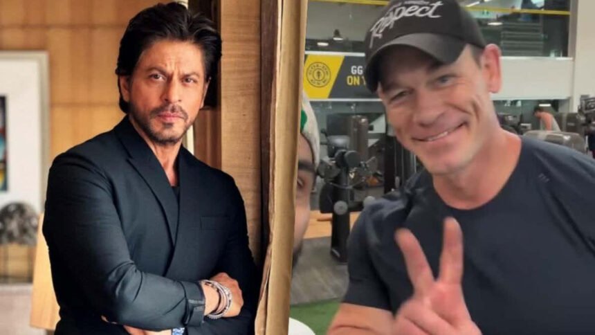 Shah Rukh Khan and John Cena